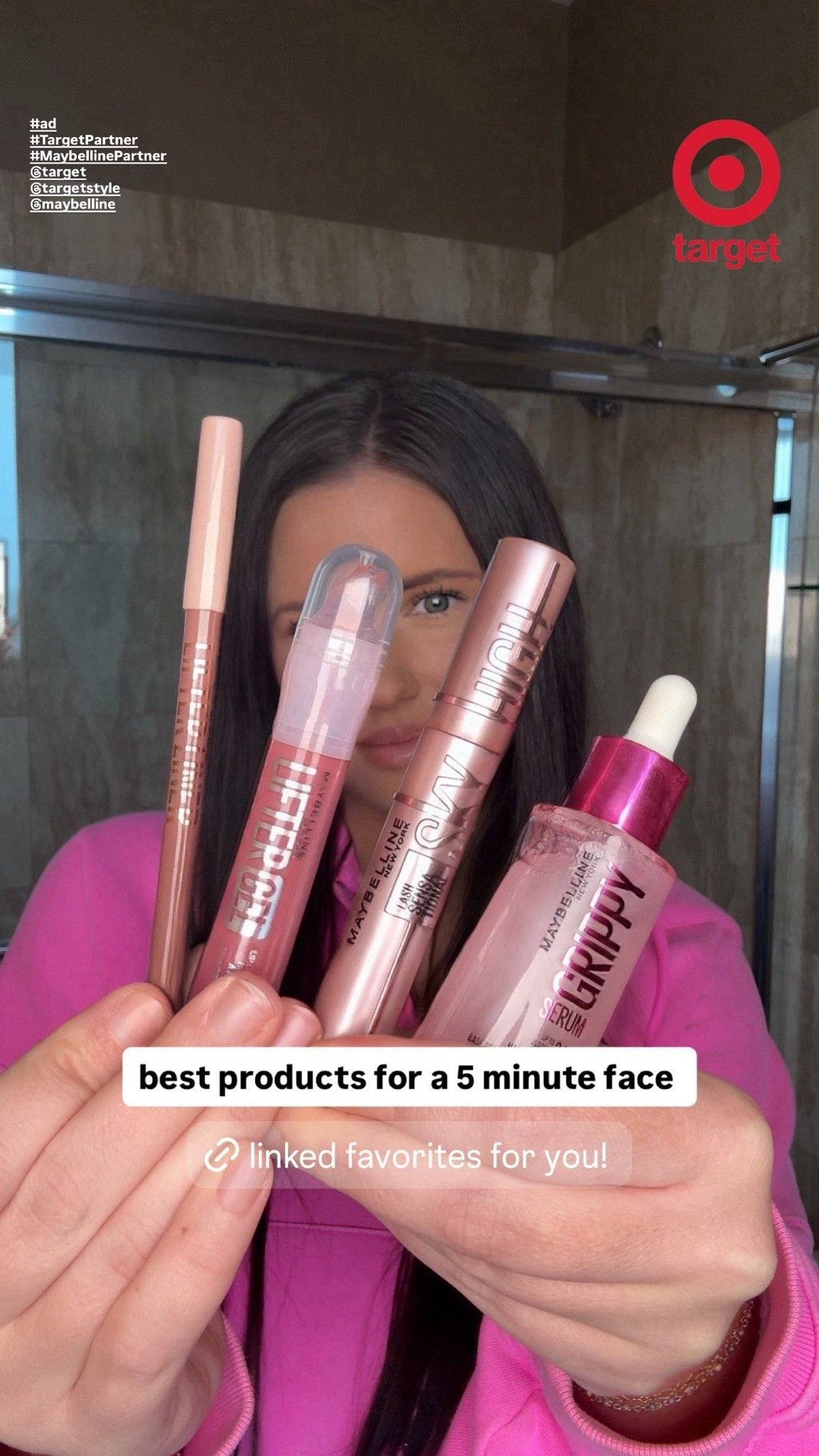 #Ad My favorite Maybelline products for a 5-minute face! @Target  @targetstyle @maybelline #TargetPartner #MaybellinePartner @shop.ltk #liketkit
