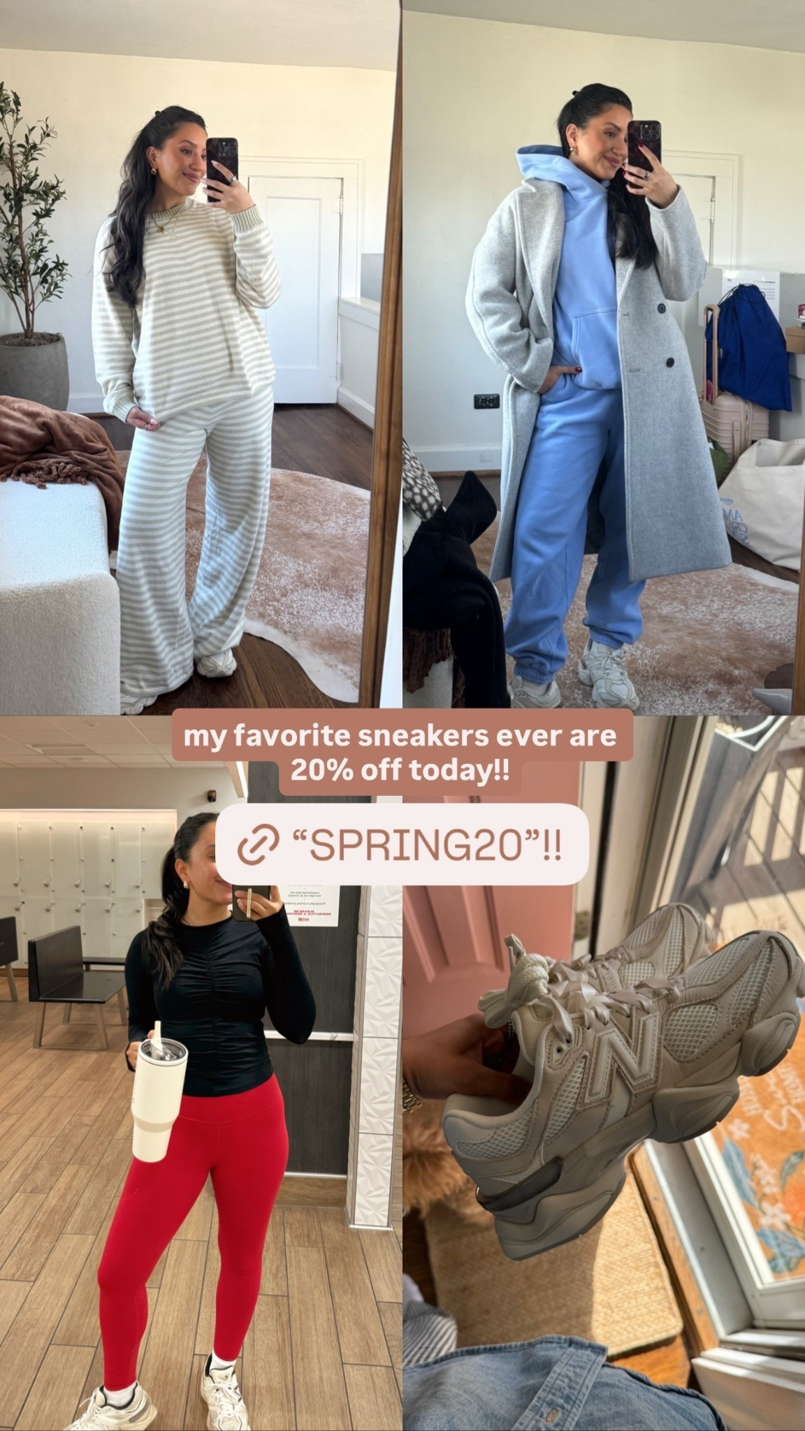 My favorite sneakers ever are on sale today when you use the code SPRING20! 

New Balance - Neutral Colors - Casual Fits

#LTKootd #LTKgrwm #LTKActive