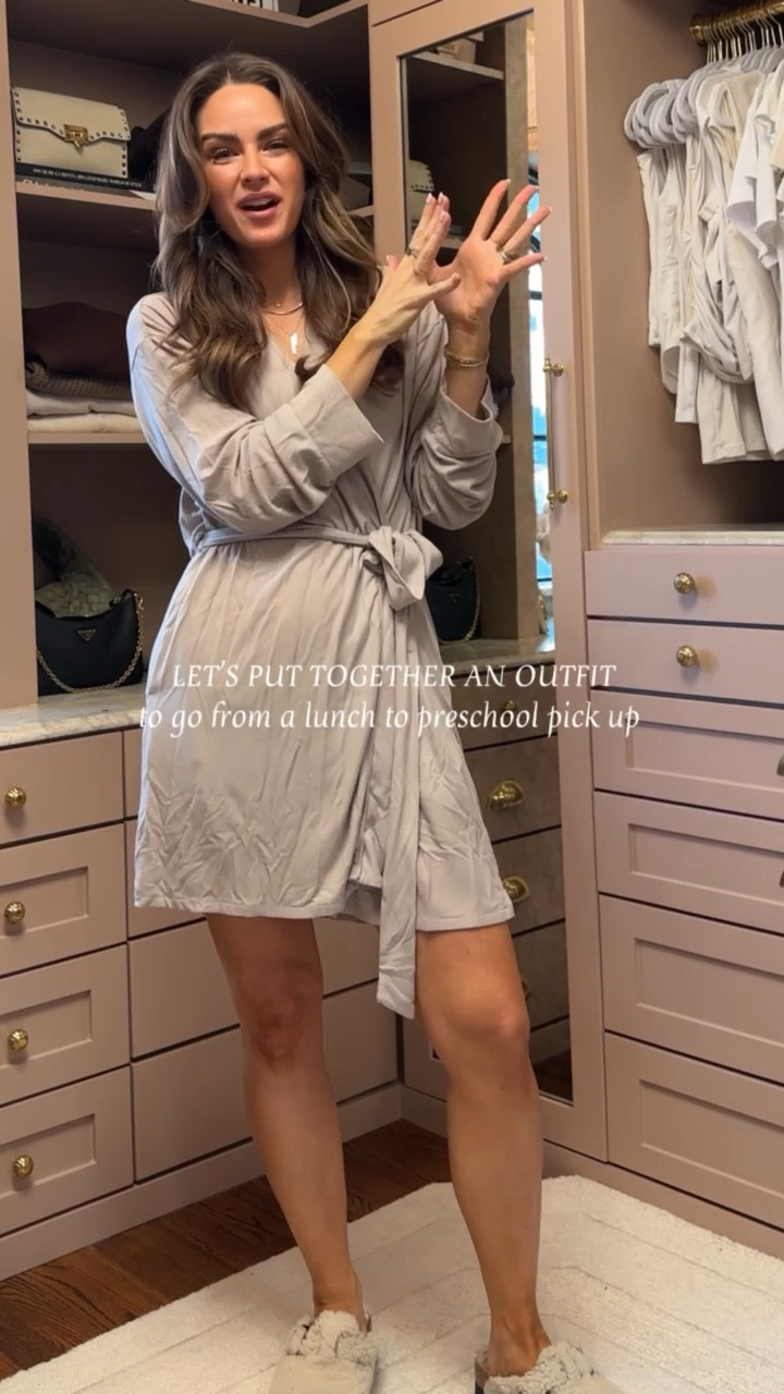 GDWM ✨ putting together an outfti for a fun lunch event straight to preschool pick up

Trench and pants are size small 



#LTKootd #LTKmomlife #LTKgrwm