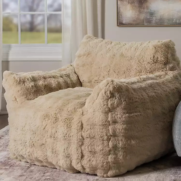 Sand Bubble Comfy Foam Lounge Chair | Kirklands Home | Kirklands