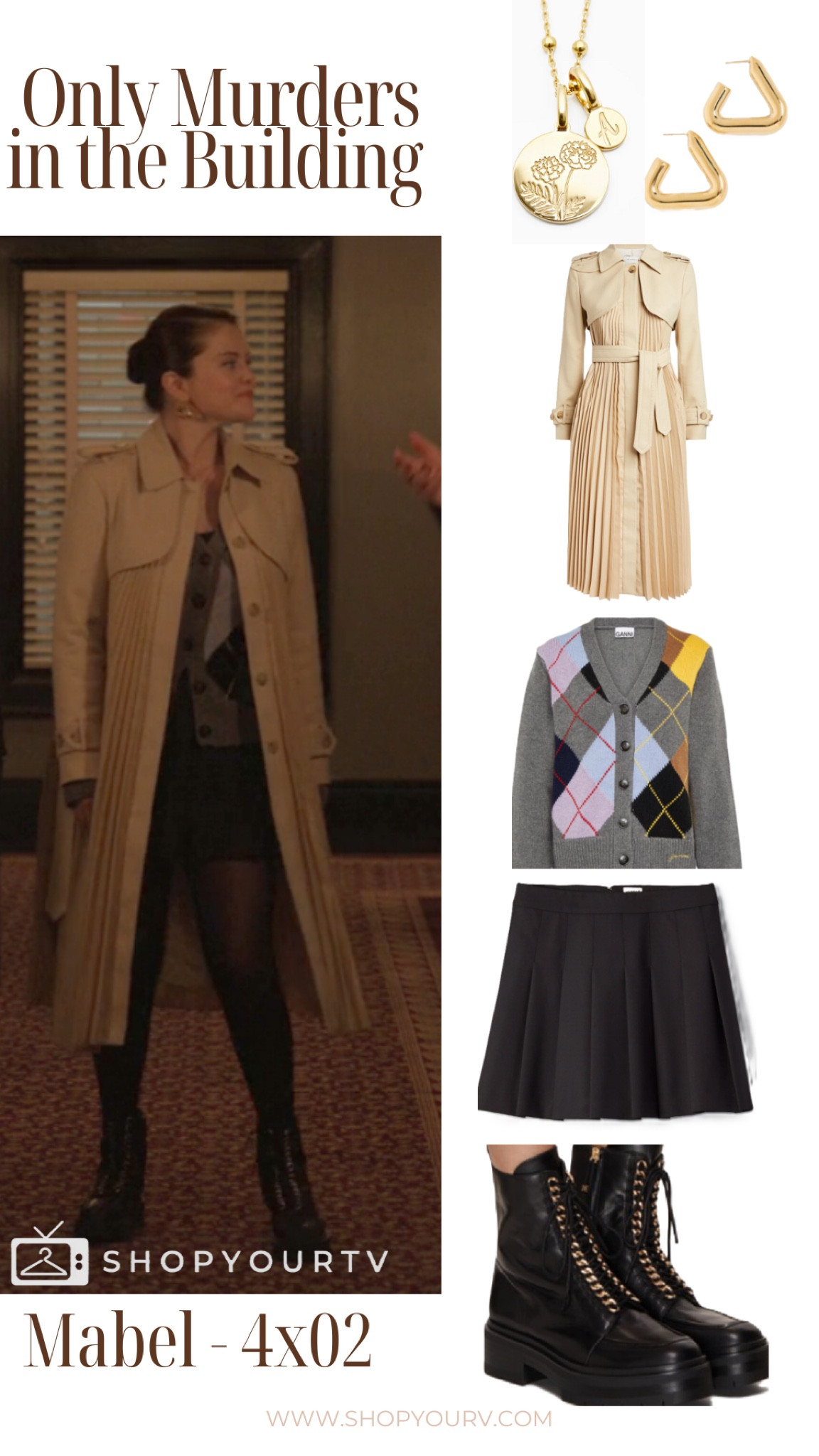 Mabel’s outfit in 4x01 and 4x02 of Only Murders in the Building.

More outfits on shopyourtv.com