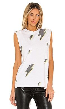 SIXTHREESEVEN Vintage Graphic Tank in Shocking from Revolve.com | Revolve Clothing (Global)