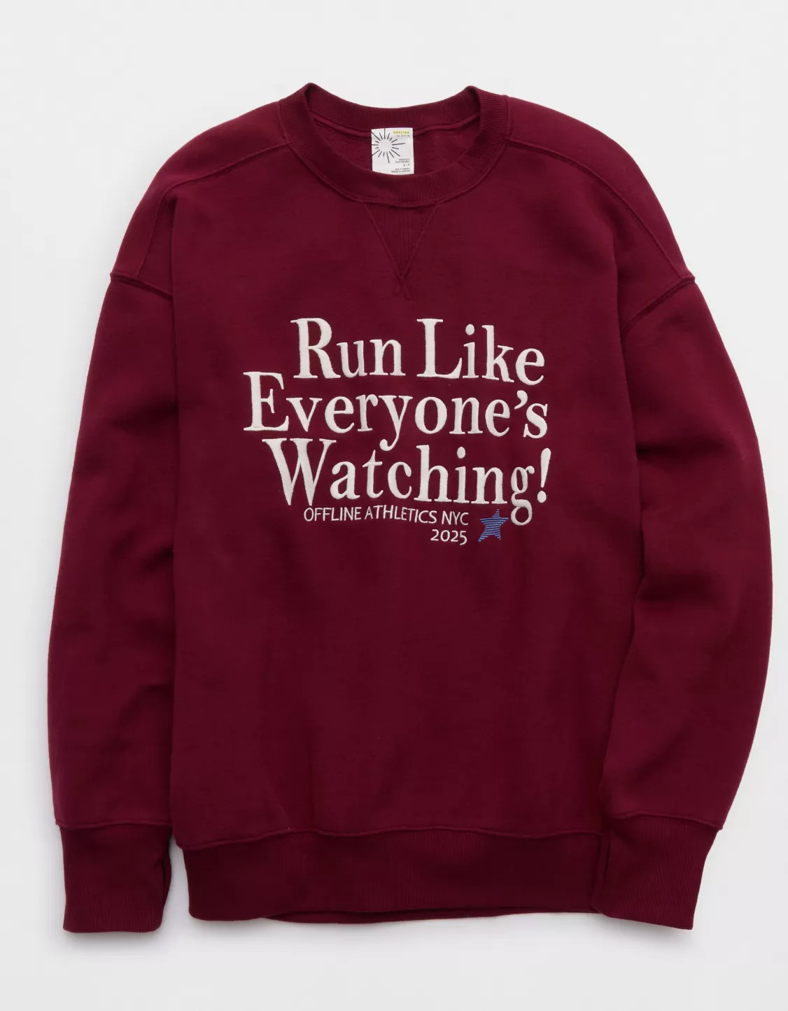 OFFLINE By Aerie Cloud Fleece Oversized Crewneck | American Eagle Outfitters (US & CA)