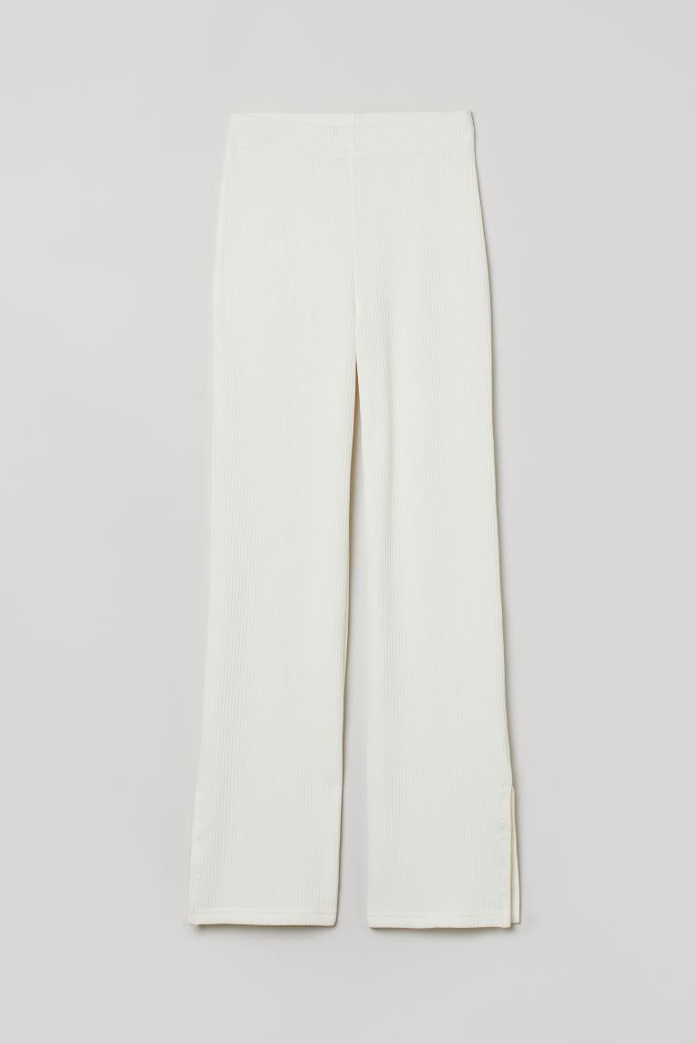 Ribbed Flared Pants | H&M (US)