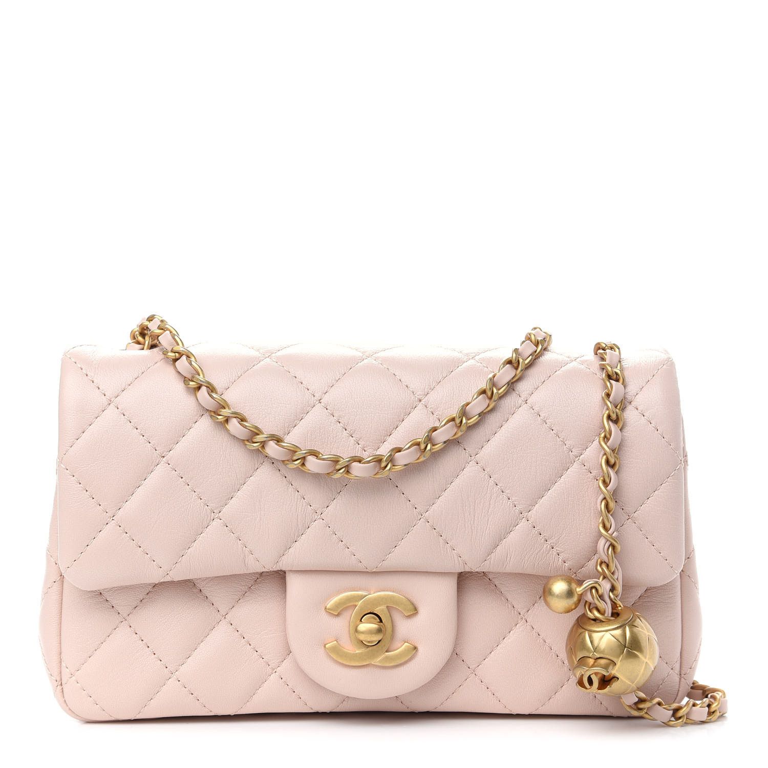 CHANEL

Quilted Mini CC Pearl Crush Rectangular Flap Beige | Fashionphile