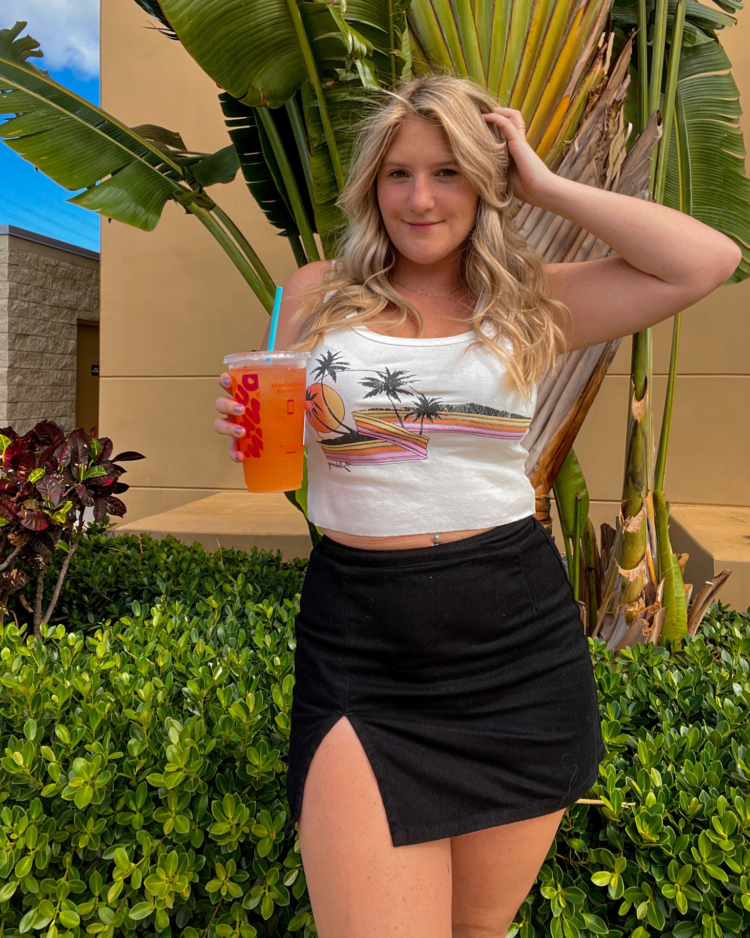 Summer outfit, vacation outfit, Hawaii outfit, Florida outfit, vacation outfit, black kini skirt, princess Polly skirt, billabong tank top, billabong, beach outfit, billabong crop top

#LTKtravel #LTKSeasonal