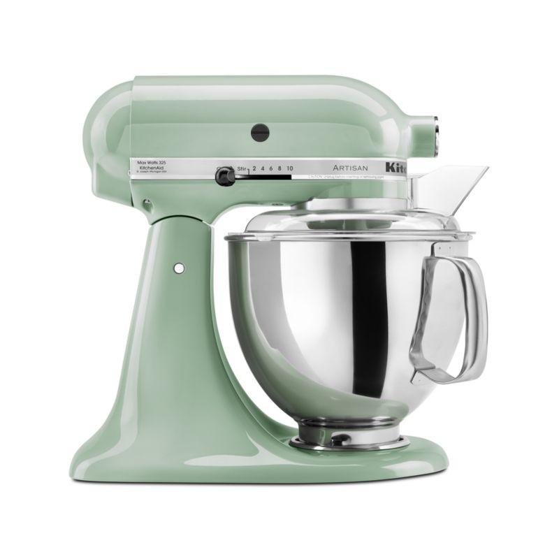 KitchenAid KSM150PSPT Artisan Pistachio Green 5-Quart Tilt-Head Stand Mixer + Reviews | Crate & B... | Crate & Barrel