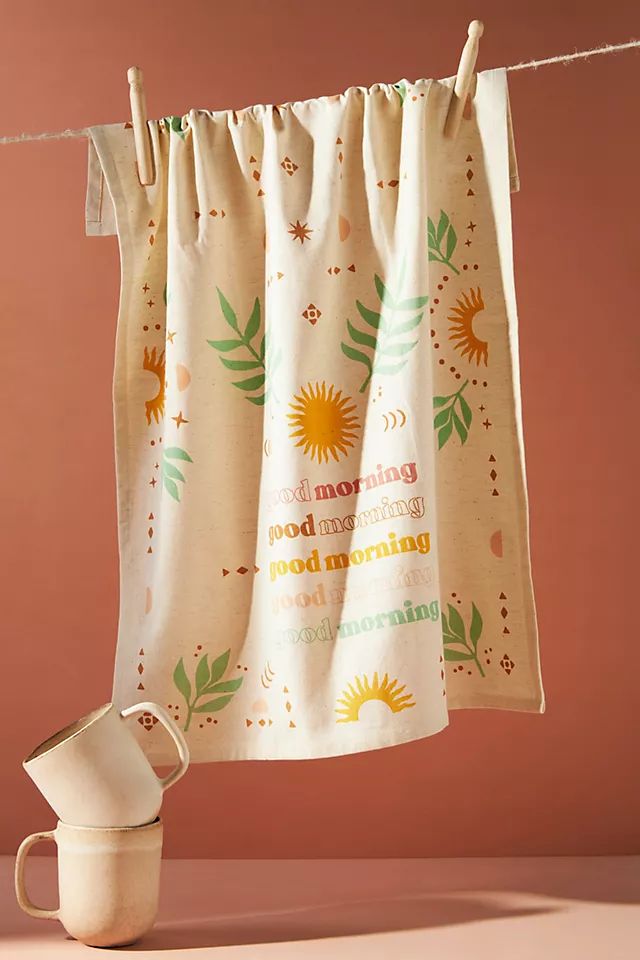 Good Morning Dish Towel | Anthropologie (US)