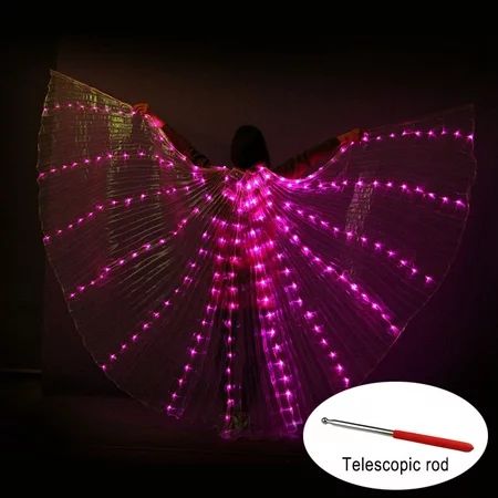 Dance Led Wings Light Up Halloween Costumes Stage Performance Clothing For Adult | Walmart (US)