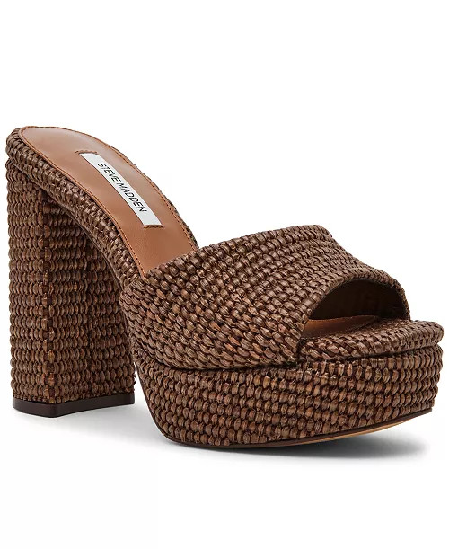 Steve Madden Women's Joel Platform Block Heel Dress Sandals - Macy's | Macy's