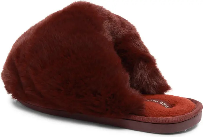 Free People Snowball Faux Fur Slipper (Women) | Nordstrom | Nordstrom