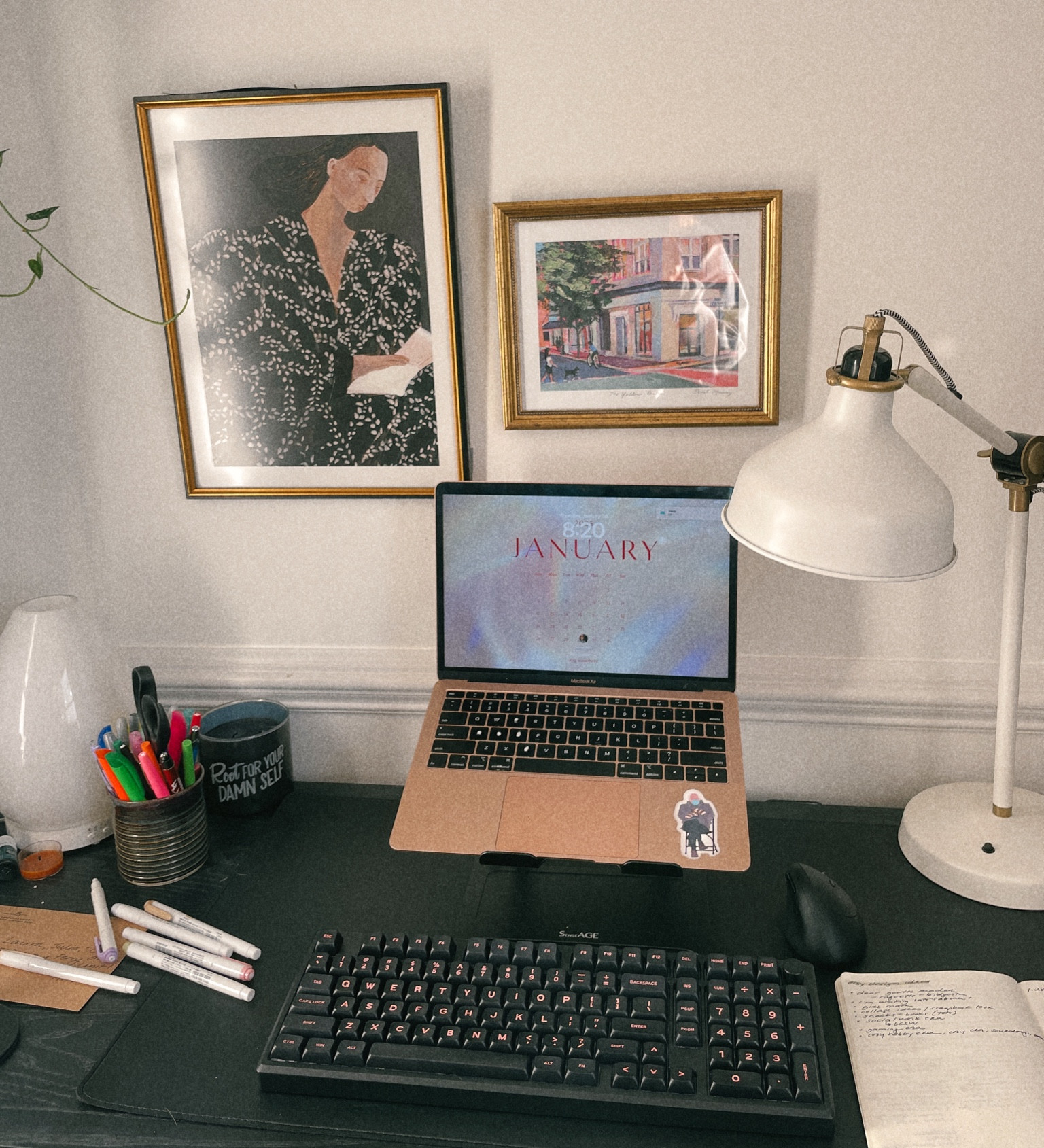 Eclectic wfh set up, comfy wfh space 

#wfhsetp


#LTKHome