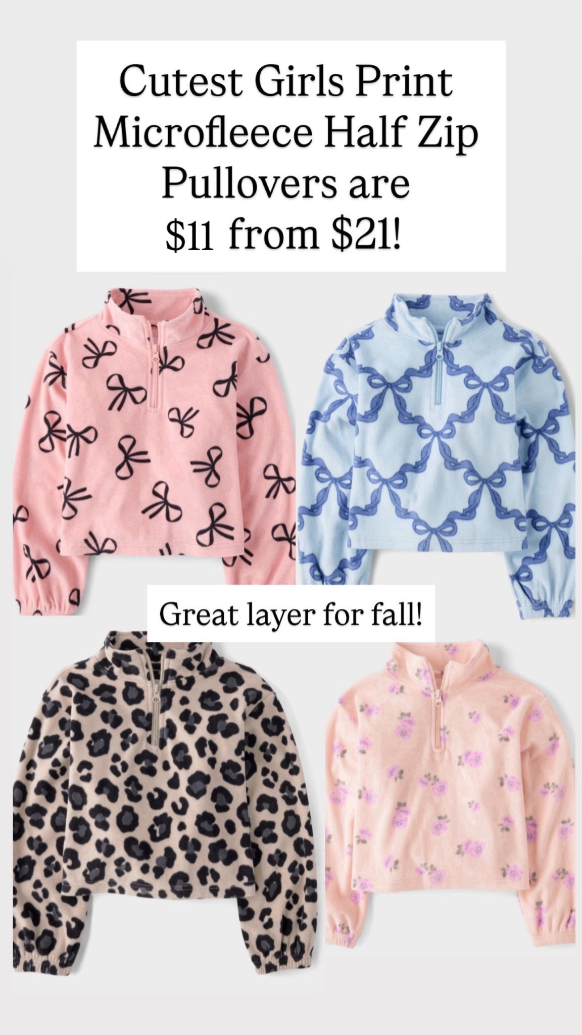 Cute microfleece jackets 🩷

#LTKStyleTip #LTKKids