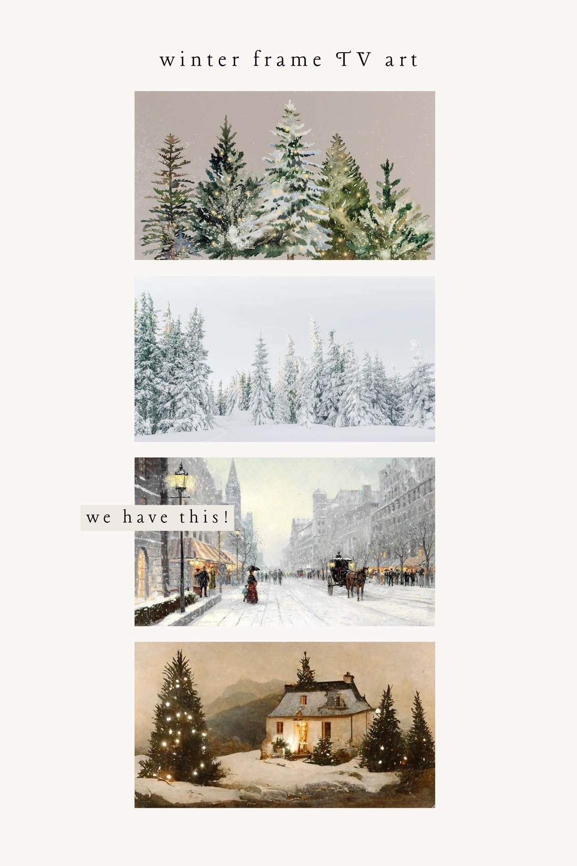 Winter frame tv art! 

#LTKHoliday #LTKSeasonal