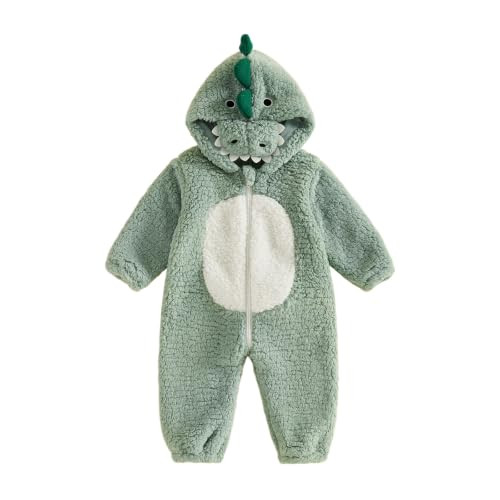 Baby Boy Girl Dinosaur Costume Cute Halloween Outfit (Green, 6-12 Months ) | Amazon (US)
