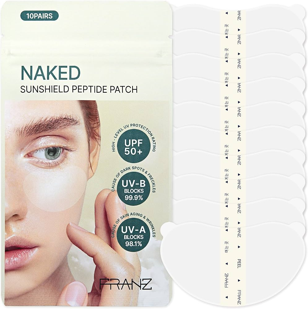 FRANZ Invisible UV Sun Patches for Face, UPF 50+ Golf (Regular, 10 Pairs) | Amazon (US)