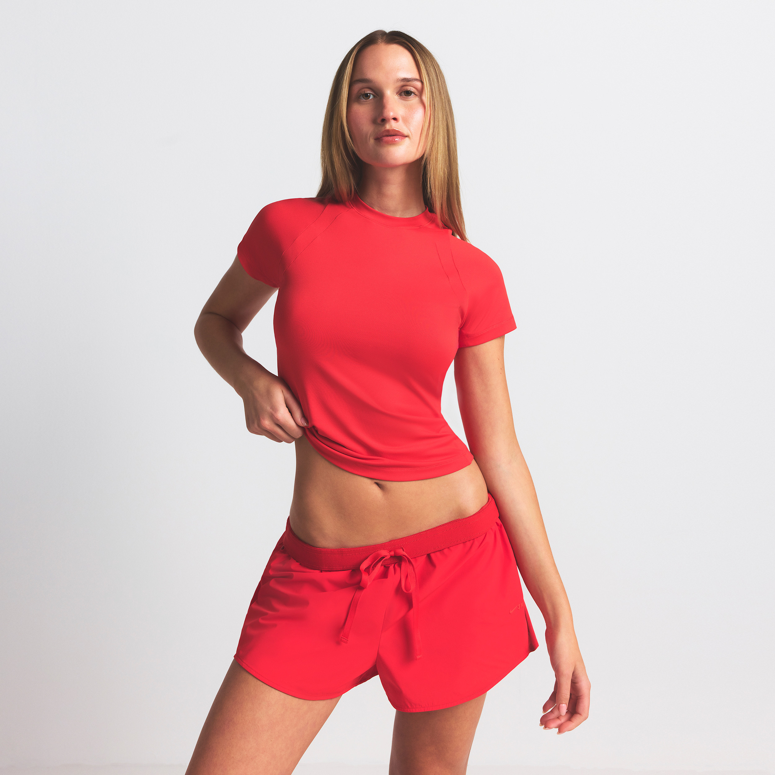 Nike SKIMS Airy Women's Baby T-Shirt in Red | TPTSH2738-RBY | Nike (US)