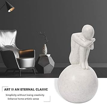 Quoowiit Sculptures Home Decor, Abstract Figurines for Unique Home Decorations, Statues for Home Dec | Amazon (US)