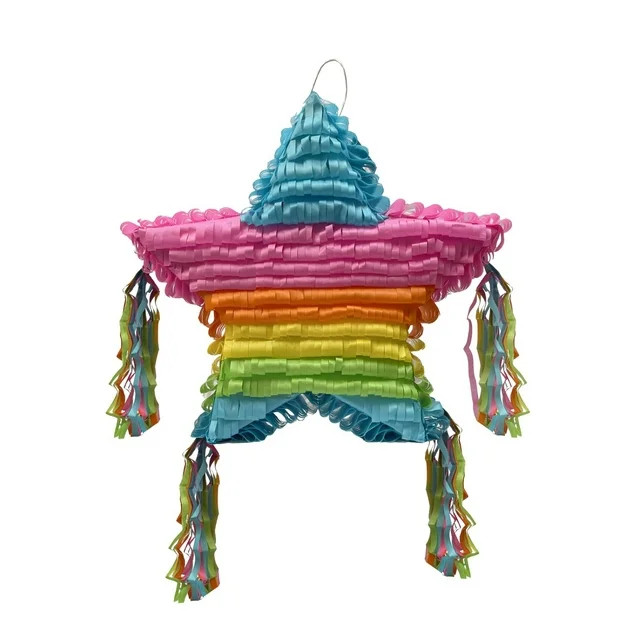 Piñata Party Rainbow Star, Med 20 x 20 in, Way to Celebrate | Walmart (US)