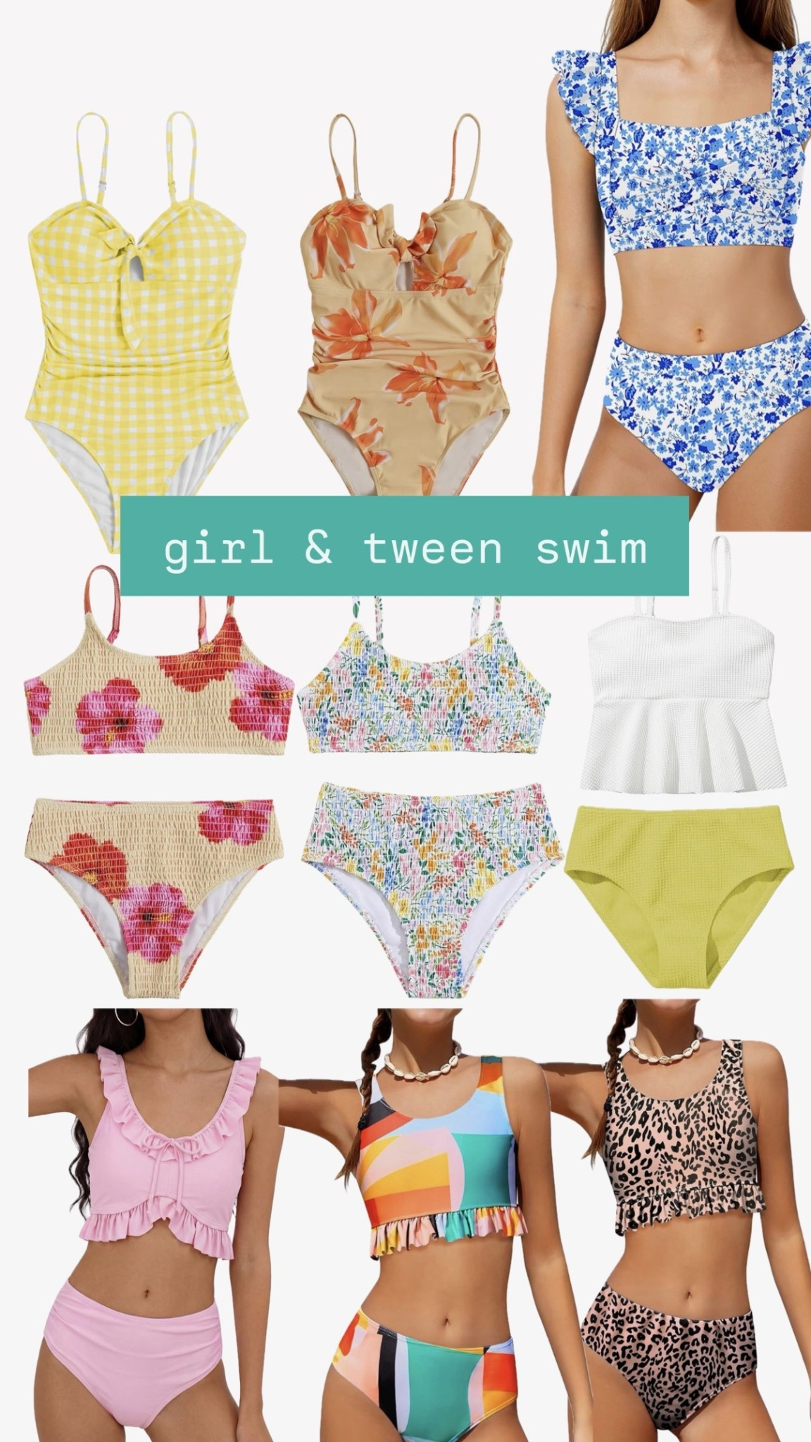 Girls & tween swim at low LOW prices! 

#LTKSwim #LTKdayinmylife #LTKKids