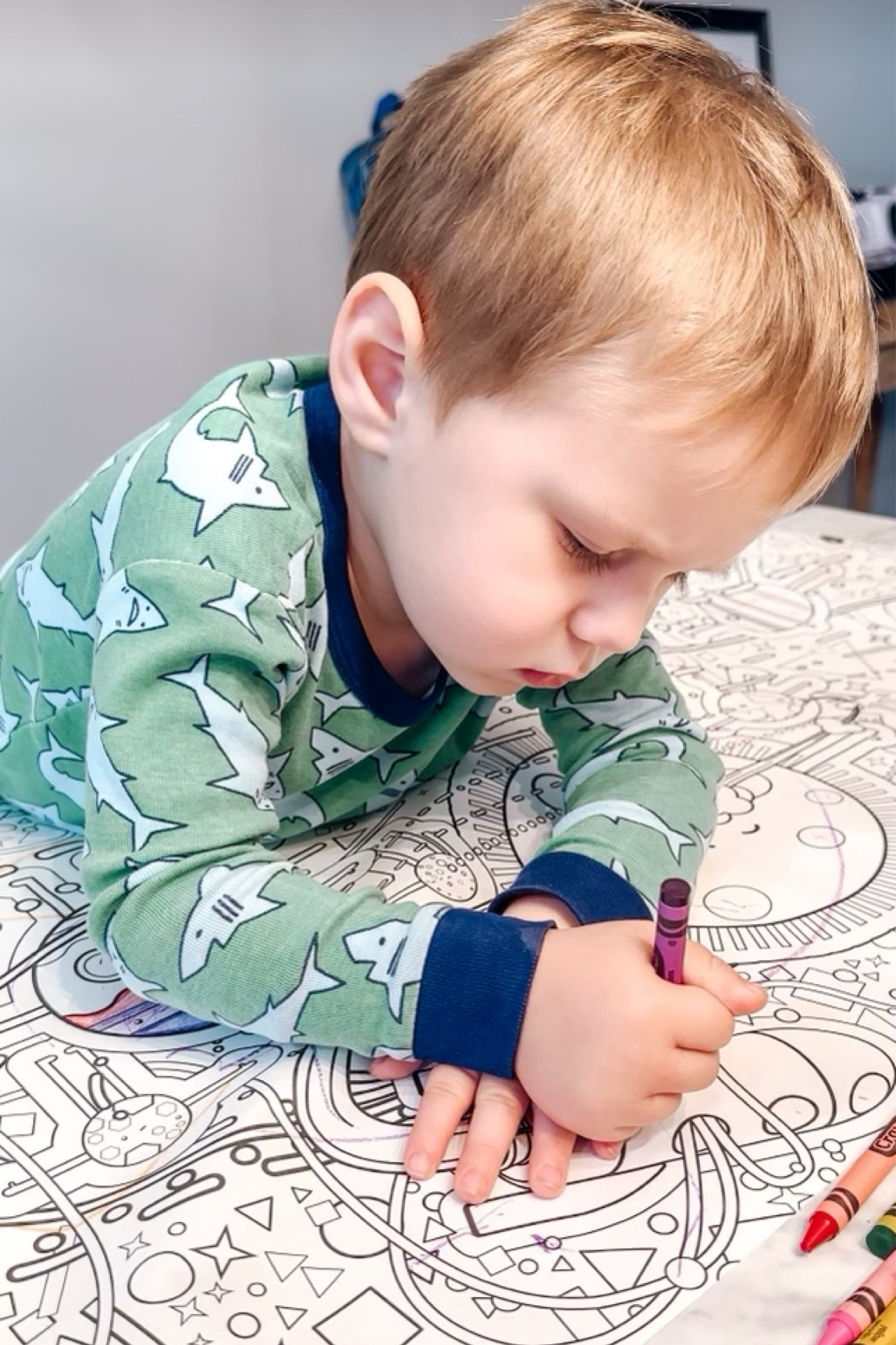 Best $5 we’ve ever spent! 8ft roll of coloring paper!  We got ours from IKEA but I’ve found similar ones on Amazon I’ve linked below for you!

#LTKkids #LTKbaby #LTKfamily