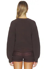 Free People Vienna Cardigan in French Chocolate from Revolve.com | Revolve Clothing (Global)