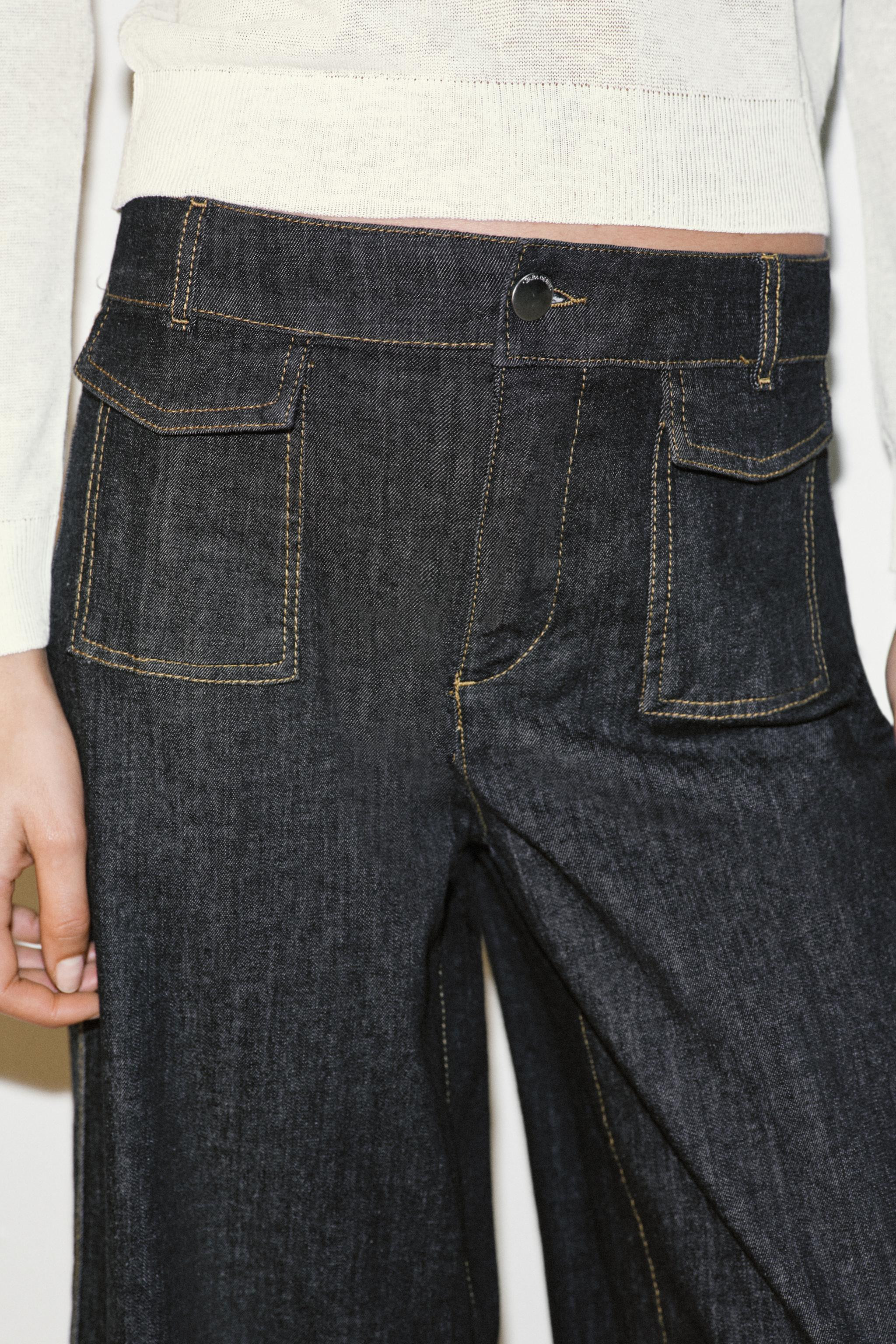 Z1975 CULOTTE DENIM PANTS | Zara US