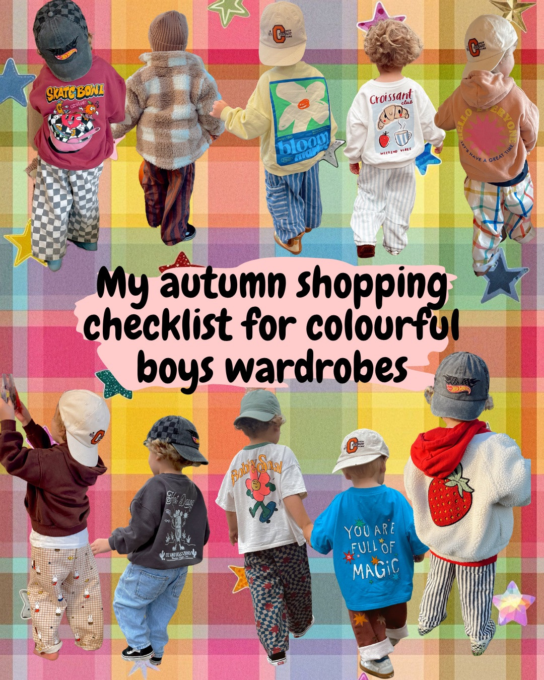 My checklist when putting together my boys fun and colourful autumn and winter wardrobes #toddlerclothes #toddlerstyle #toddleroutfit #boyclothes #toddlerboyclothes #autumntoddlerclothes #wintertoddlerclothes

#LTKbaby #LTKkids
