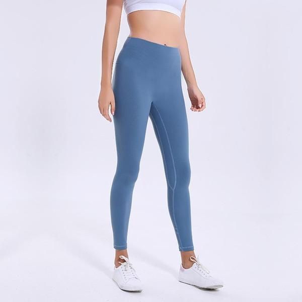2021 Podsycal Solid Color Women Yoga Pants High Waist Sports Gym Wear Leggings Elastic Fitness La... | DHGate