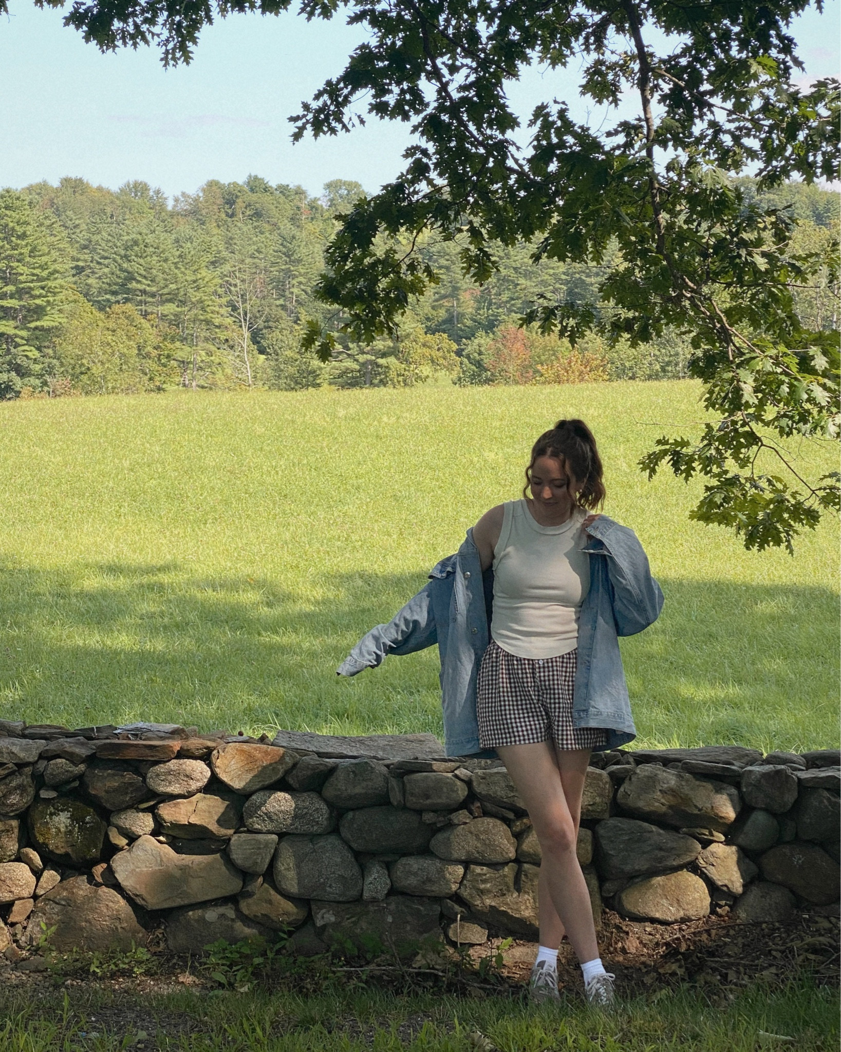 Late summer in NH wearing my favorite pair of boxer shorts! 

#LTKSeasonal