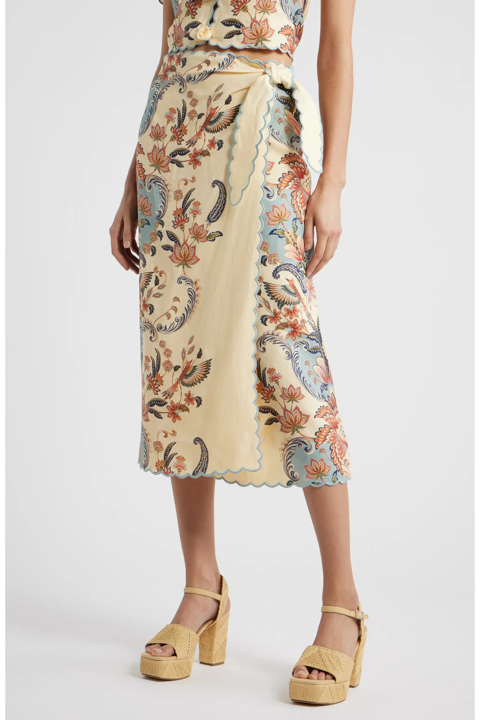 Boho Beauty Wrap Linen Maxi Skirt (Women) | Nordstrom | Nordstrom