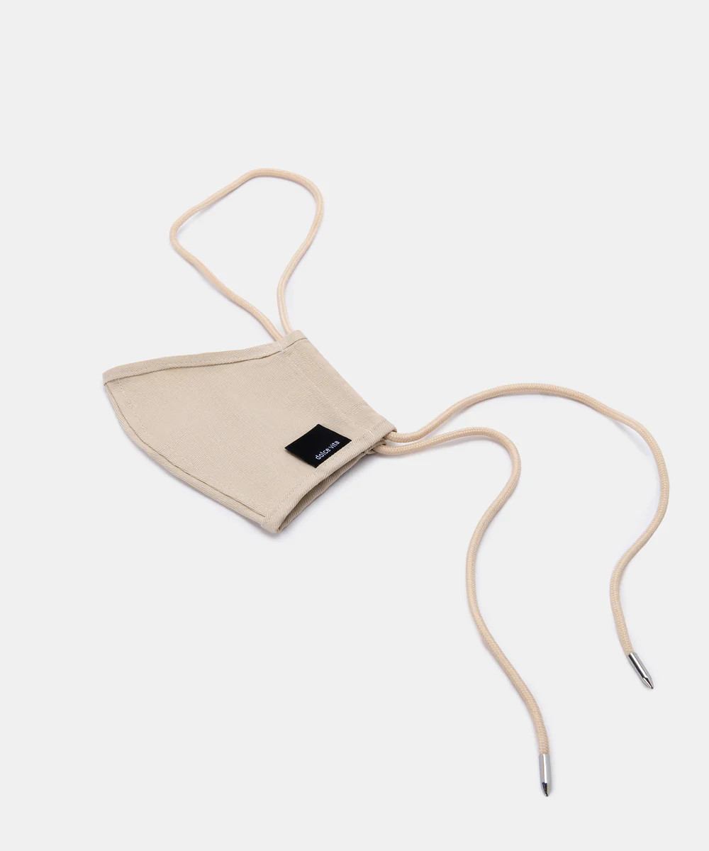 FACE COVERING IN NATURAL FABRIC | DolceVita.com