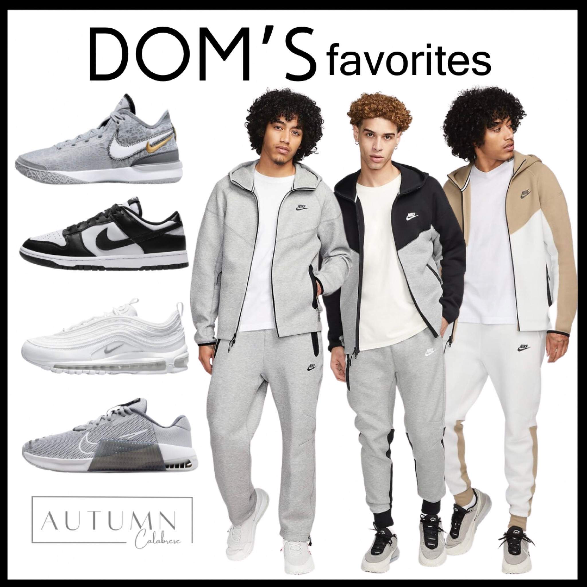 Sharing some of Dominic’s favorites. 
For reference, he wears a men’s LARGE/32x32 and 11.5 shoe  

#LTKmens #LTKshoecrush #LTKfitness
