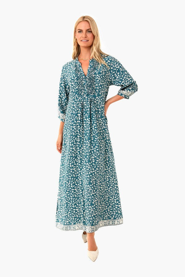 Pomegranate Teal Sammie Maxi | Tuckernuck (US)