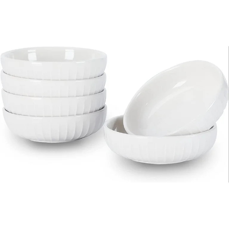 Porcelain Side Dishes Set of 6, Appetizer, Sauce, Ramekin, Round Seasoning Bowl for Dinner Party ... | Walmart (US)