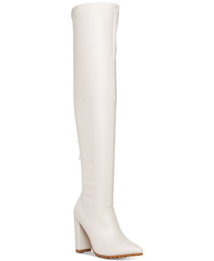 Madden Girl Signaal Over-The-Knee Lug Sole Dress Boots & Reviews - Boots - Shoes - Macy's | Macys (US)