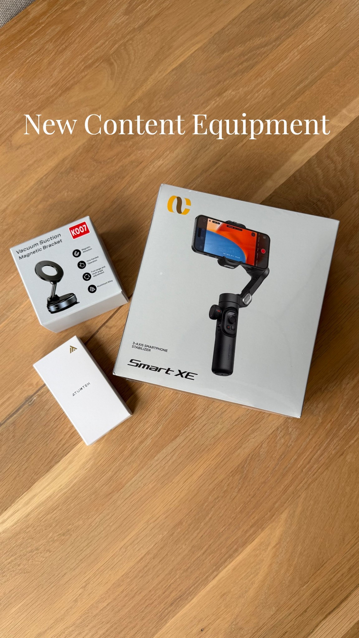 Excited to try these! New Bluetooth Remote (been using these for years) but already obsessed with the vacuum mold!!! Still have to figure out how to use the gimbal though. 

#LTKdeutschland #LTKeurope