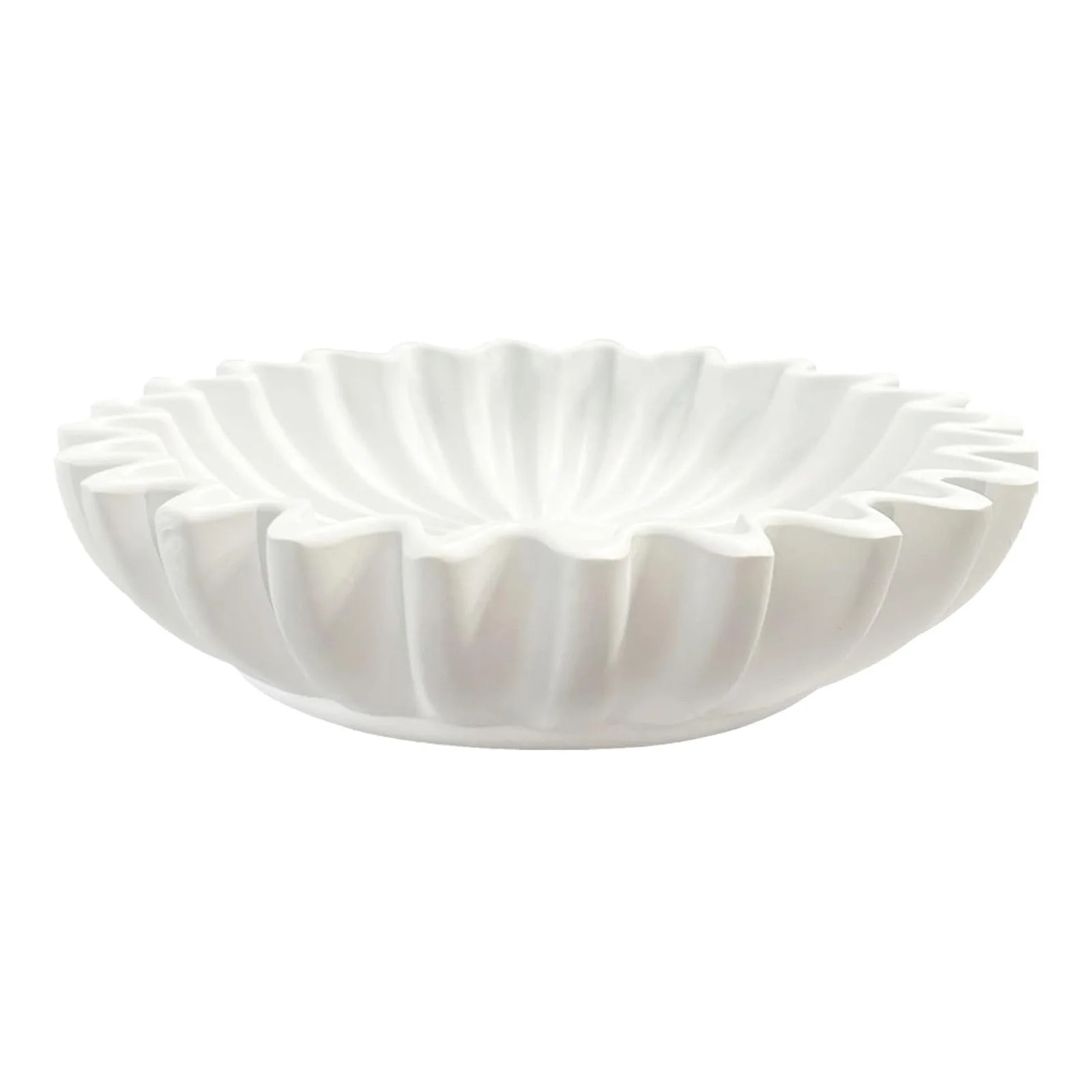 Living Room Decor Fluted Ruffled Decorative Bowl Antique Scallop Bowl Fruit Bowl Vintage Ring Pla... | Walmart (US)