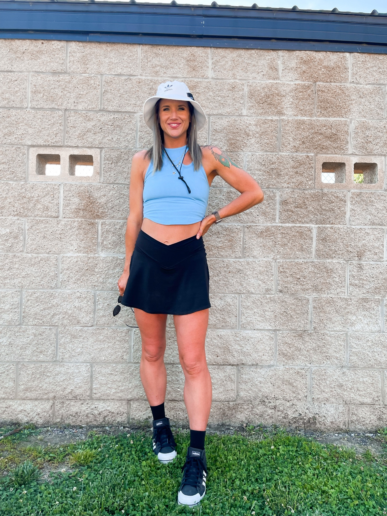 Summer days and double plays ⚾️🩵😎

Women’s activewear summer outfit | activewear style | bucket hat outfits | Summer fashion 

#activewear #activewearfashion #activewearoutfit #momoutfits #baseballseason 


#LTKSeasonal #LTKshoecrush #LTKunder50