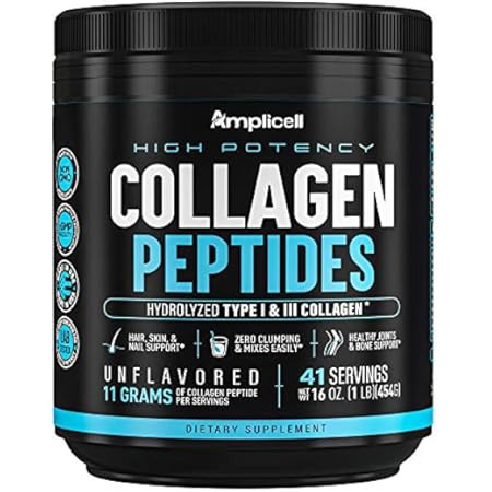 Collagen Peptides Powder | Hydrolyzed for Better Collagen Absorption | Non-GMO Verified, Certified K | Amazon (US)