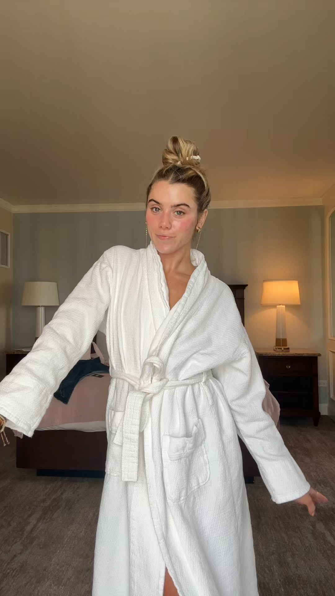 Saturday outfit for the Baltic Born Event! My dress is of course Baltic Born size XS (code SLOANEBB15). Maisie Off-Shoulder Maxi, a playful yet refined silhouette in chocolate and blush polka dot mesh. Designed to flatter, it pairs a fitted off-the-shoulder bodice with soft stretch mesh and a sweeping maxi skirt that moves gracefully with every step. 

#LTKootd #LTKgrwm #LTKWedding