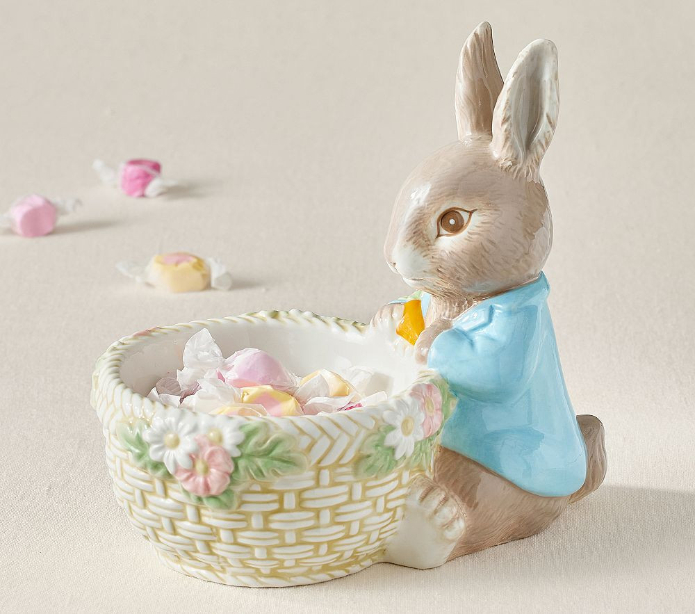 Peter Rabbit(TM) Garden Carrots for Bunny Ceramic Bowl | Pottery Barn Kids