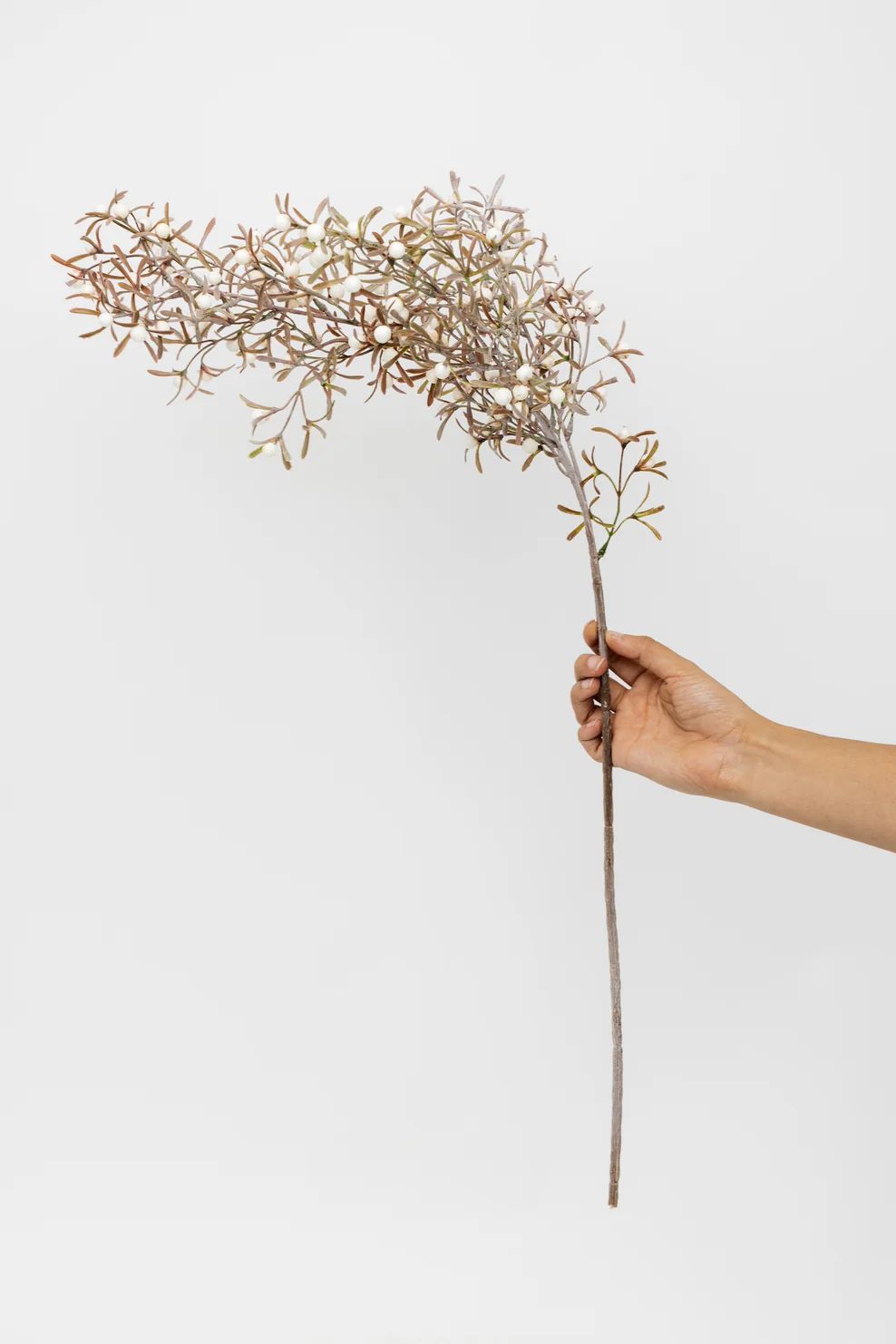 Briggs White Berry Stem - 34" | THELIFESTYLEDCO