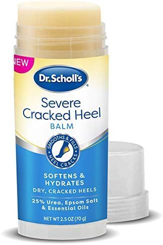 Amazon.com: Dr. Scholl's Cracked Heel Repair Balm 2.5oz, with 25% Urea for Dry Cracked Feet, Heal... | Amazon (US)