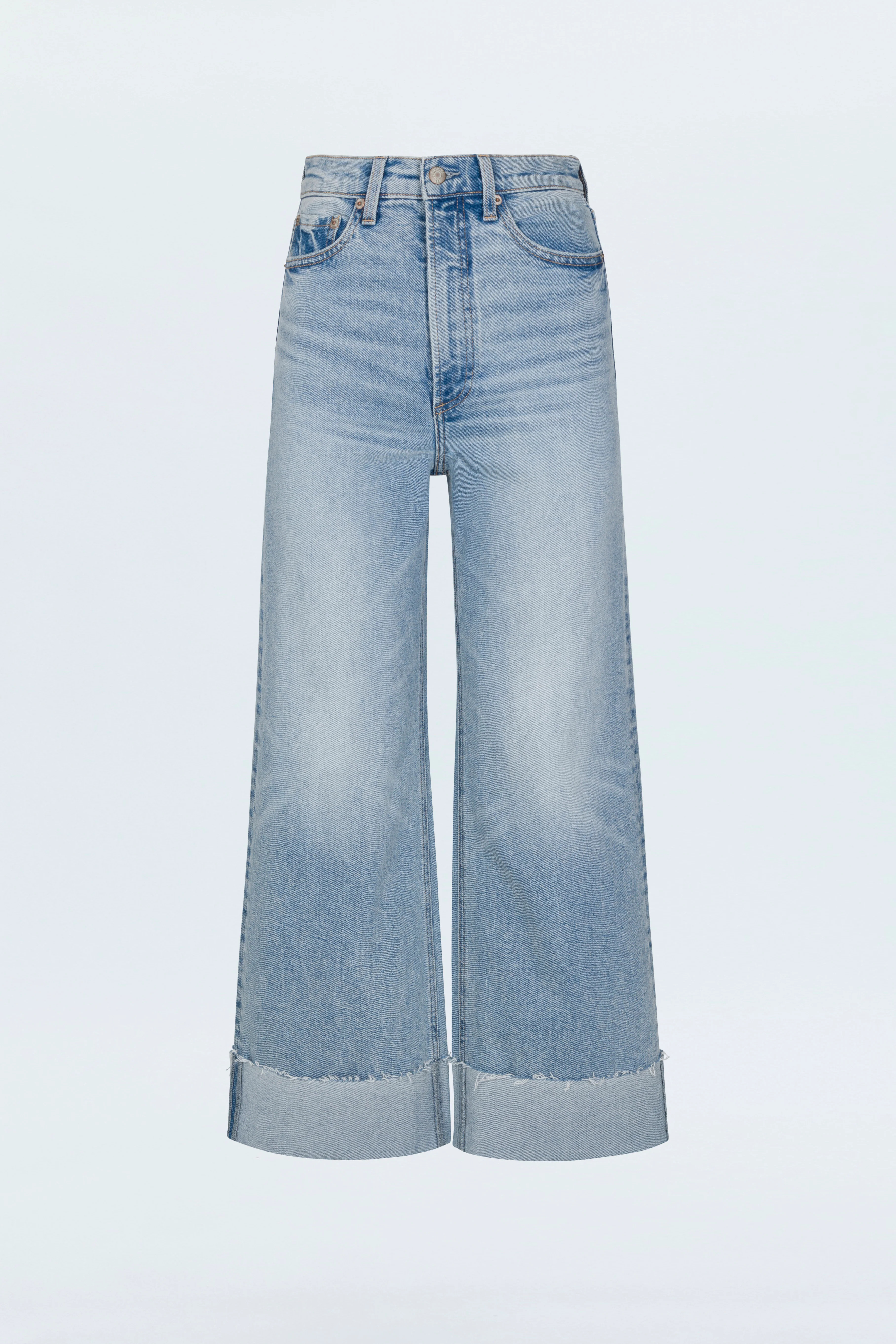 Lana High Rise Ultra Wide Leg Jean - Snowcat | Pistola Denim