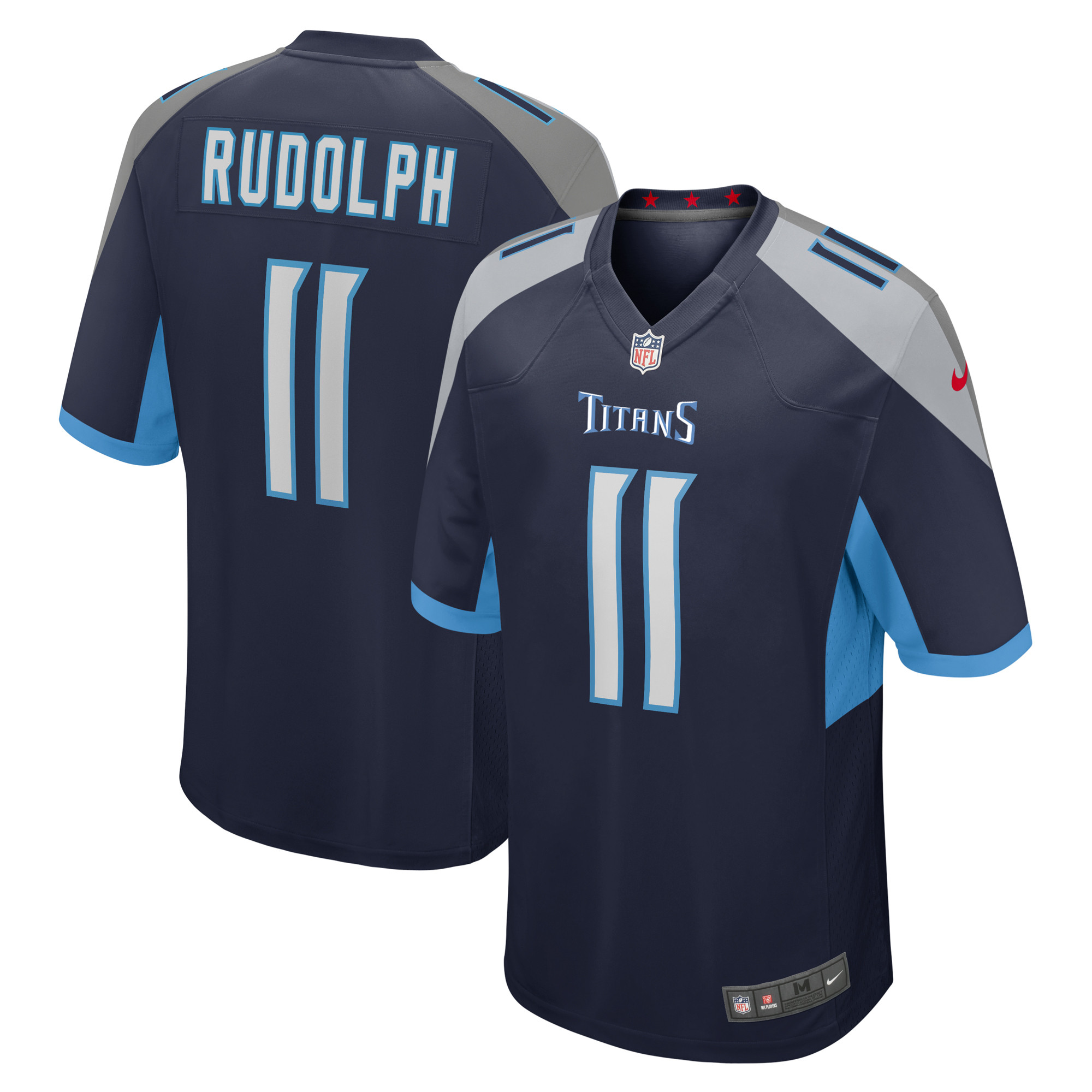 Men's Nike Mason Rudolph Navy Tennessee Titans Game Jersey | Fanatics