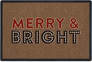 RUGGABLE x Jonathan Adler Holiday Washable Doormat - Perfect Indoor Outdoor Machine Washable Door... | Amazon (US)