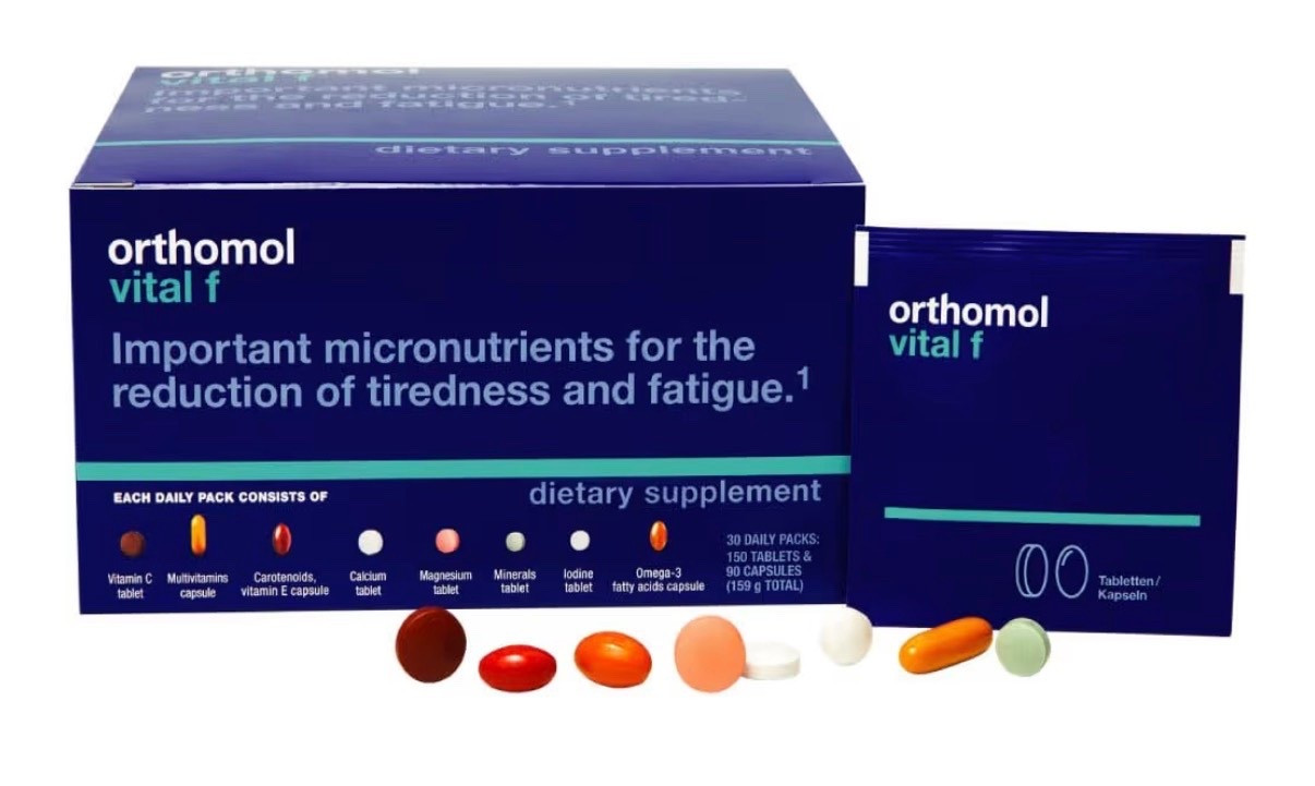 Orthomol Vital F Women's Multivitamin Tablets – 30-Day Supply for Enhanced Vitality, Energy, and Reduced Fatigue with Vitamins A, B, C, D, E, K, Calcium, Iodine & Omega-3

Elite vitamins 

#LTKselfcare #LTKfoodie