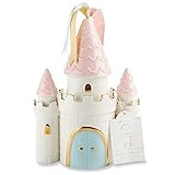 Baby Aspen Simply Enchanted Ceramic Porcelain Princess Castle Piggy Bank Room Decor & Gift, Multicol | Amazon (US)