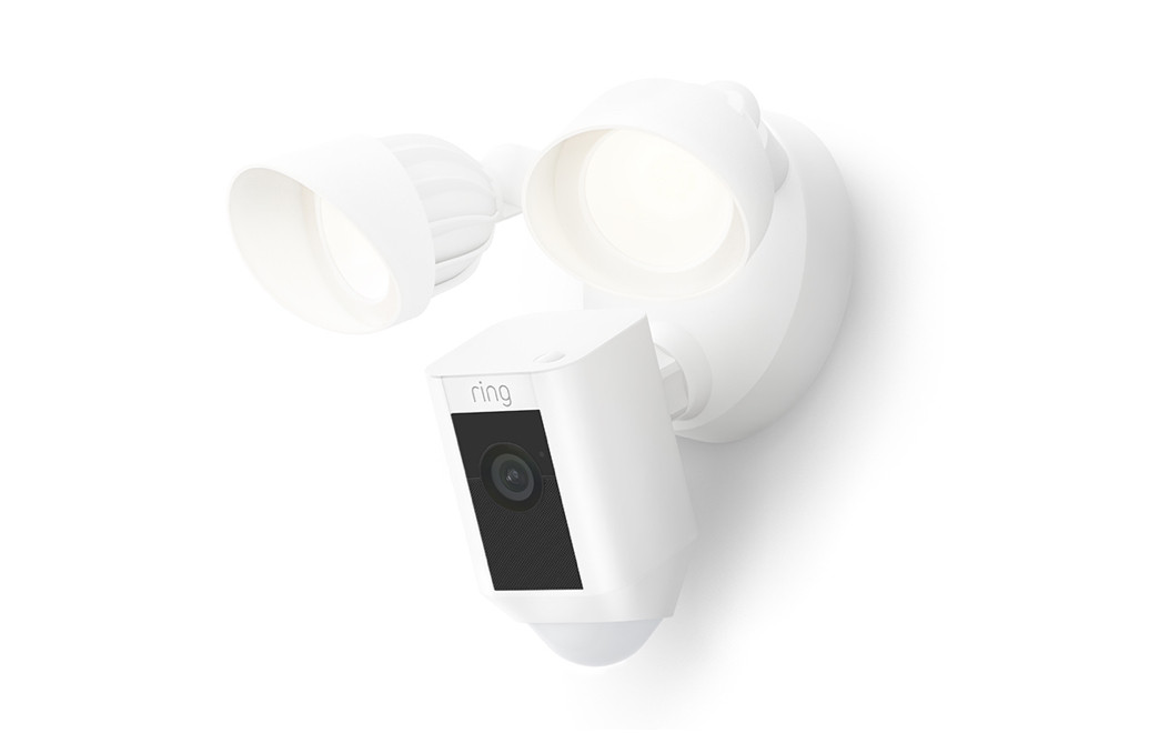 Ring Floodlight Cam Wired Plus with motion-activated 1080p HD video, White (2021 release) | Amazon (CA)